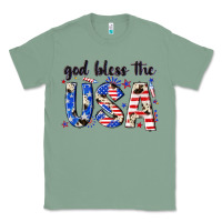 Sage god bless the usa Classic Tee - NancyCooperArtShop