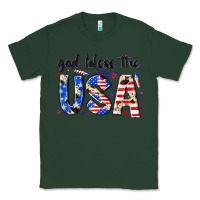 Sports Green god bless the usa Classic Tee - NancyCooperArtShop