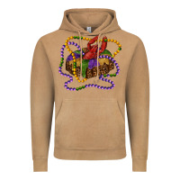 Vintage Camel mardi gras craw fish king cake with leopard Vintage Hoodie - RanaPortraitStore