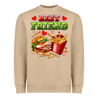 Mushroom best friend hamburger potatoes Heavyweight Sweatshirt - AdoDesignShop