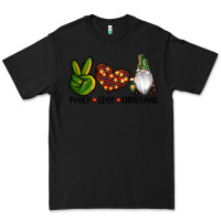 Black peace love gnomes christmas Premium Tee - RanaPortraitStore