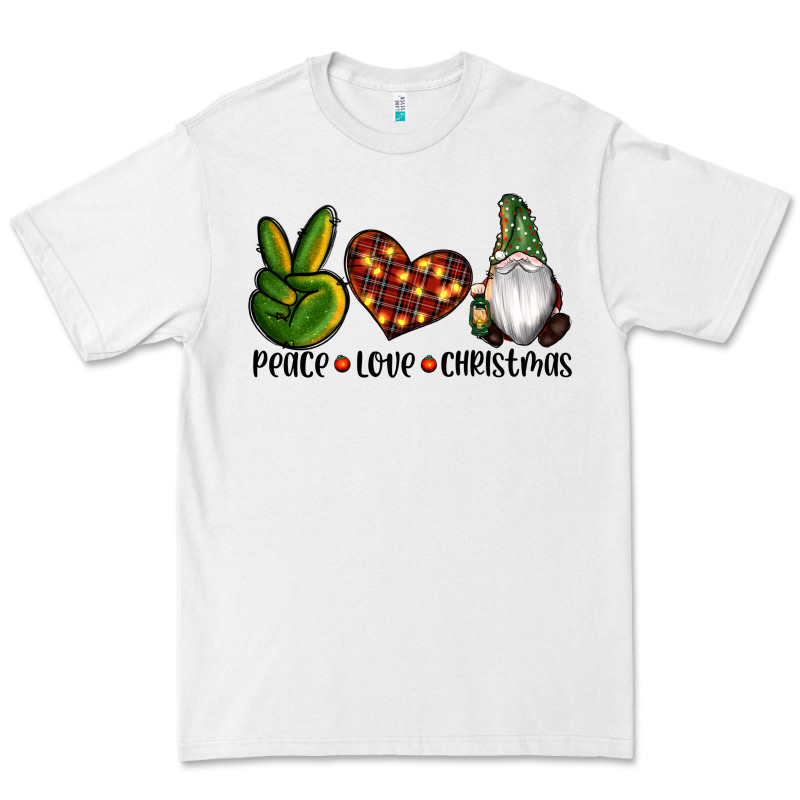 Peace Love Gnomes Christmas Premium Tee by RanaPortraitStore | Teevron