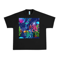Black undersea Urban Heavy Tee - BundleAndBundleShop