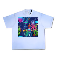 Grape Ice undersea Urban Heavy Tee - BundleAndBundleShop