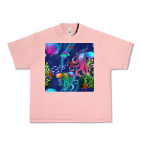 Salmon undersea Urban Heavy Tee - BundleAndBundleShop
