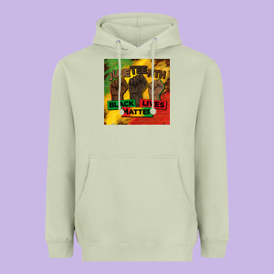 Juneteenth Black Lives Matter Mug  Coaster Heavyweight Hoodie Designed By Barkaloodesign