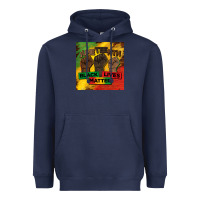 Navy juneteenth black lives matter mug  coaster Heavyweight Hoodie - BarkalooDesign