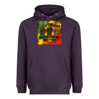 Plum juneteenth black lives matter mug  coaster Heavyweight Hoodie - BarkalooDesign