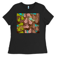 Black little debbie tree cakes leopard turquoise Ladies Tee - JahusDesignShop
