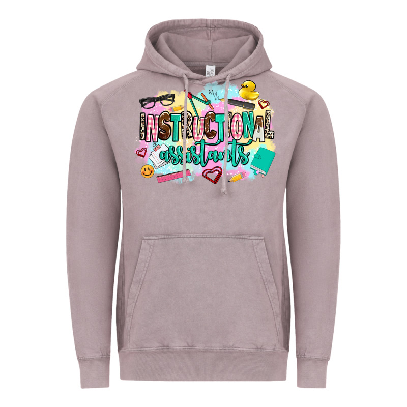 Instructional Assistant's Vintage Hoodie by AdoDesignShop | Teevron