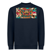 Bus Driver School Bus Cowhide License Plate Heavyweight Sweatshirt | Teevron