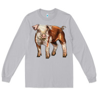 Moon Dust Baby Hereford Pig Long Sleeve Tee - LillyAllenDesigns