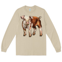 Mushroom Baby Hereford Pig Long Sleeve Tee - LillyAllenDesigns