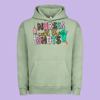 Nurses Call The Shots Urban Hoodie Designed By Cowgirlartshop
