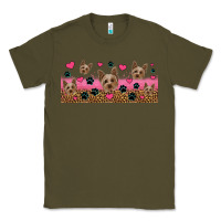 Army Green yorkie dogs Classic Tee - Jasminsmagicworld