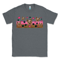 Charcoal Heather yorkie dogs Classic Tee - Jasminsmagicworld