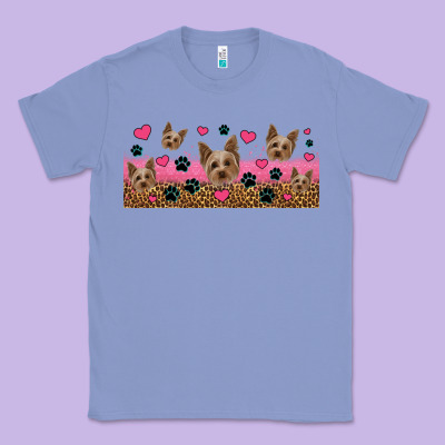 Yorkie Dogs Classic Tee Designed By Jasminsmagicworld