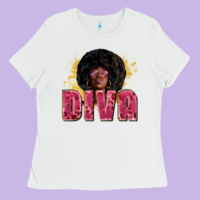 Diva Ladies Tee Designed By Zillion Design Studio