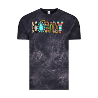 Cloud Black howdy Vintage Tee - JahusDesignShop