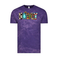 Cloud Purple howdy Vintage Tee - JahusDesignShop
