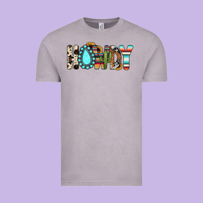 Howdy Vintage Tee Designed By Jahusdesignshop