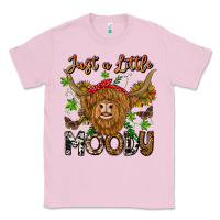 Bubblegum Pink Just a Little Moody Classic Tee - CowhideDigitalArt