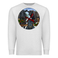 Oatmeal Heather Black Angus Family Premium Sweatshirt - RanaPortraitStore