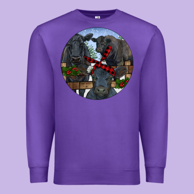 Black Angus Family Premium Sweatshirt Designed By Ranaportraitstore