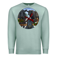 Seafoam Black Angus Family Premium Sweatshirt - RanaPortraitStore