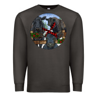 Smoke Black Angus Family Premium Sweatshirt - RanaPortraitStore