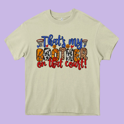 That S My Brother On That Field Heavy Core Tee Designed By Zillion Design Studio