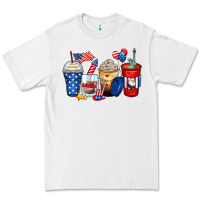 White 4th of july coffee cups Premium Tee - Zillion Design Studio