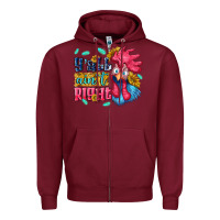 Burgundy yall aint right with chicken Zipper Hoodie - NancyCooperArtShop