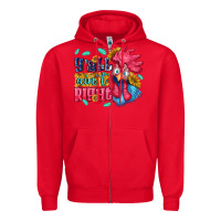 Red yall aint right with chicken Zipper Hoodie - NancyCooperArtShop