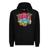 Black Salty vibes summer Premium Hoodie - NancyCooperArtShop