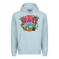 Blue Mist Salty vibes summer Premium Hoodie - NancyCooperArtShop