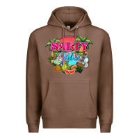 Chestnut Salty vibes summer Premium Hoodie - NancyCooperArtShop