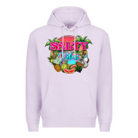 Lilac Salty vibes summer Premium Hoodie - NancyCooperArtShop