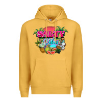 Mustard Salty vibes summer Premium Hoodie - NancyCooperArtShop