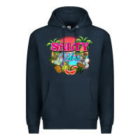 Navy Salty vibes summer Premium Hoodie - NancyCooperArtShop