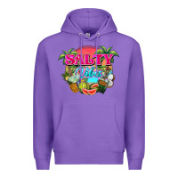 Purple Salty vibes summer Premium Hoodie - NancyCooperArtShop