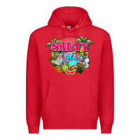 Red Salty vibes summer Premium Hoodie - NancyCooperArtShop