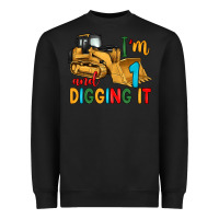 Black i'm 1 and digging it Heavyweight Sweatshirt - Artiststas