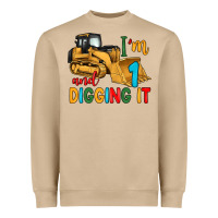 Mushroom i'm 1 and digging it Heavyweight Sweatshirt - Artiststas