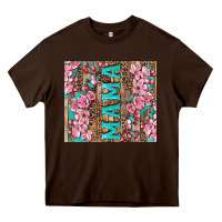 Chocolate Brown cherry blossoms mama tumbler Heavy Core Tee - Artiststas