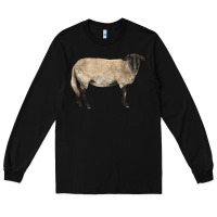 Black Suffolk Sheep Long Sleeve Tee - LillyAllenDesigns