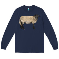 Navy Suffolk Sheep Long Sleeve Tee - LillyAllenDesigns