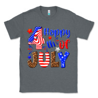 Charcoal Heather happy 4th of july Classic Tee - NancyCooperArtShop