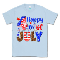 Dusty Blue happy 4th of july Classic Tee - NancyCooperArtShop
