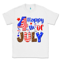 White happy 4th of july Classic Tee - NancyCooperArtShop
